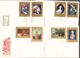 FDC 1661-1668 Malarstwo Europejskie w muzeach polskich