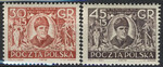 0624-625 czyste** 70 rocznica założenia partii "Proletariat" Czesław Słania