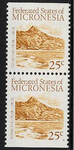 Micronesia Mi.0090 D w parce pionowej bez ząbkowania poziomego czyste**