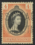 Barbados Mi.0202 kasowany