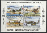 British Indian Ocean Territory Mi.0223-226 Blok 11 czyste**