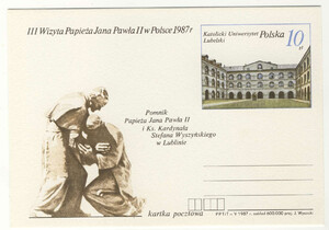 Cp 0951 czysta - III Wizyta Papieża Jana Pawła II w Polsce