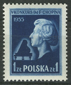 0739 b papier biały średni gładki czysty** V Konkurs Pianistyczny im. F.Chopina