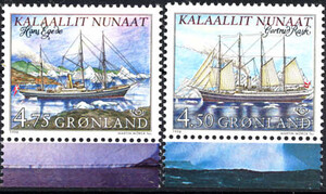 Gronland Mi.0327-328 czyste** znaczki pocztowe