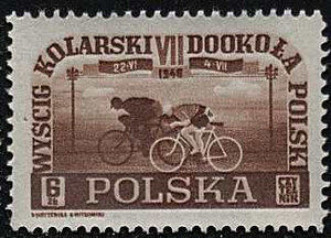 0457 b ząbkowanie 11 czysty** VII Wyścig kolarski dookoła Polski