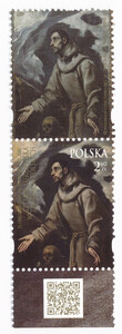 4787 przywieszka nad znaczkiem czysty** Sztuka europejska w zbiorach polskich