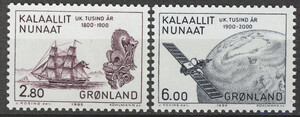 Gronland Mi.0157-158 czyste** znaczki