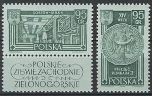 1153-1154 czyste** Polskie Ziemie Zachodnie