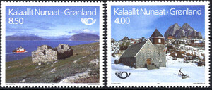 Gronland Mi.0234-235 czyste** znaczki