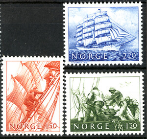 Norwegia Mi.0838-840 czyste** znaczki