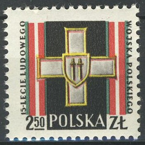 926 a papier biały gruby gładki czyste** 15-lecie Ludowego Wojska Polskiego