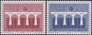 Faroer Mi.0097-98 czyste** Europa Cept